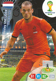 Wesley Sneijder Netherlands Panini 2014 World Cup #257